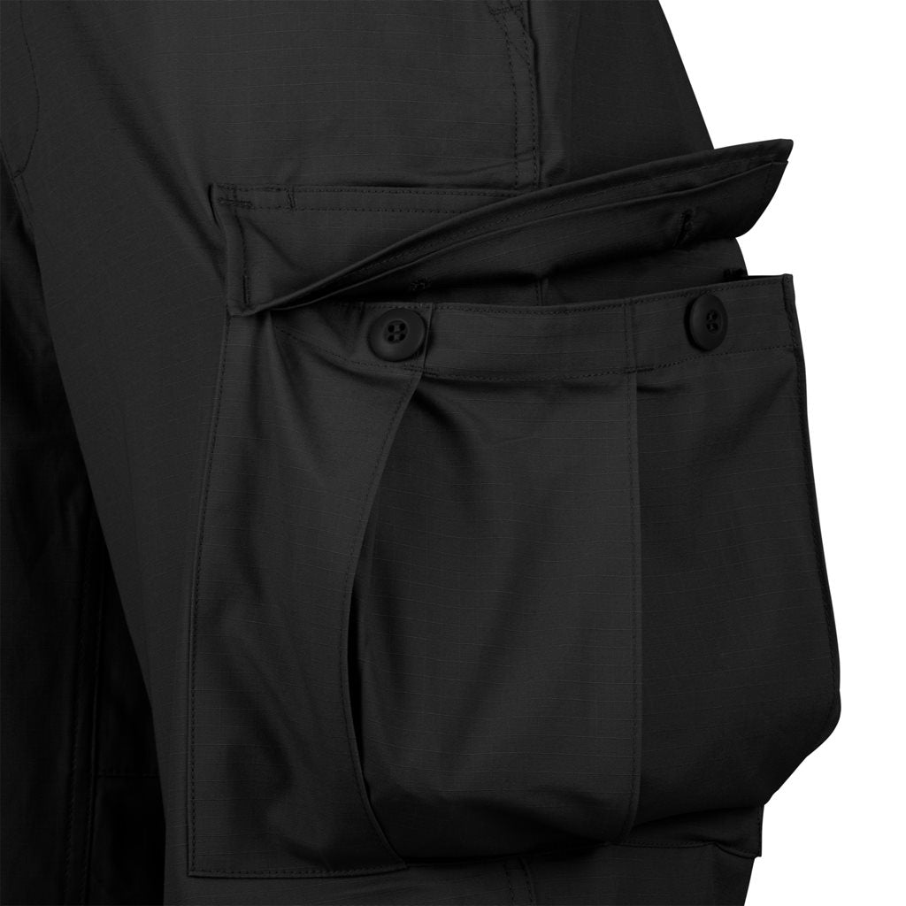Pantalones cortos corte BDU rip-stop negros Helikon-Tex