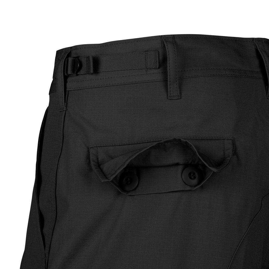 Pantalones cortos corte BDU rip-stop negros Helikon-Tex