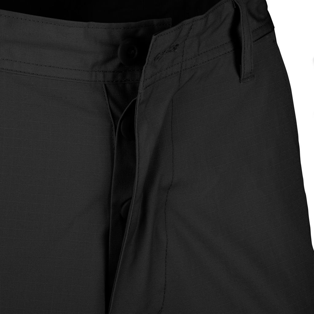 Pantalones cortos corte BDU rip-stop negros Helikon-Tex