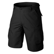 Pantalones cortos corte BDU rip-stop negros Helikon-Tex