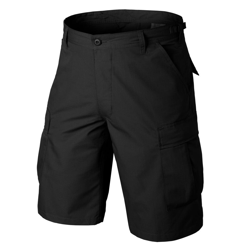Pantalones cortos corte BDU rip-stop negros Helikon-Tex