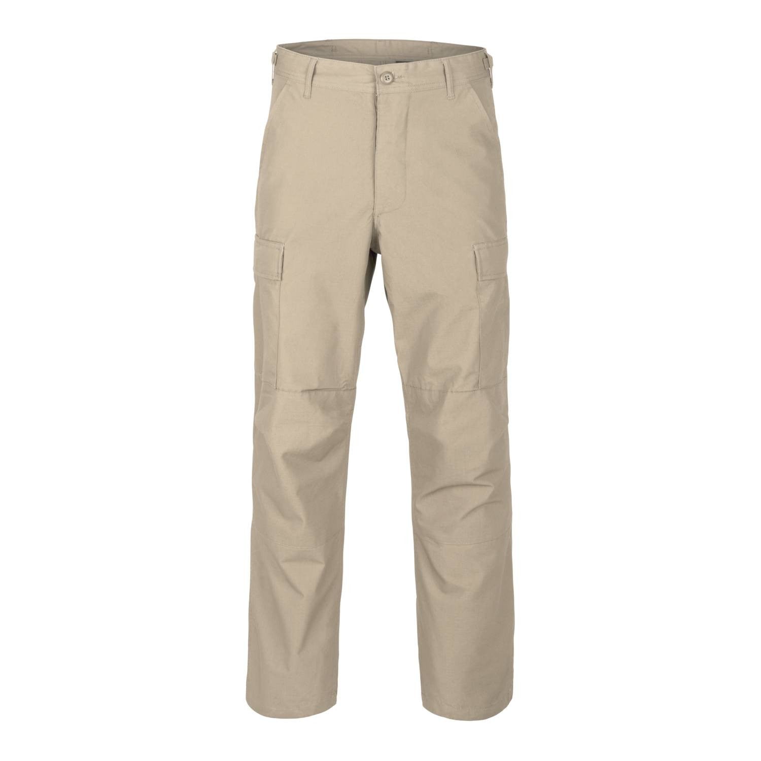 Pantalones BDU rip-stop, cierre de botones, tiras laterales y cordones en los tobillos