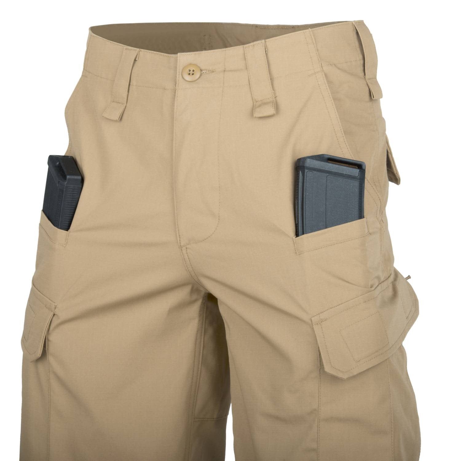 Pantalones cortos CPU khaki 100% algodón rip-stop - Helikon-Tex