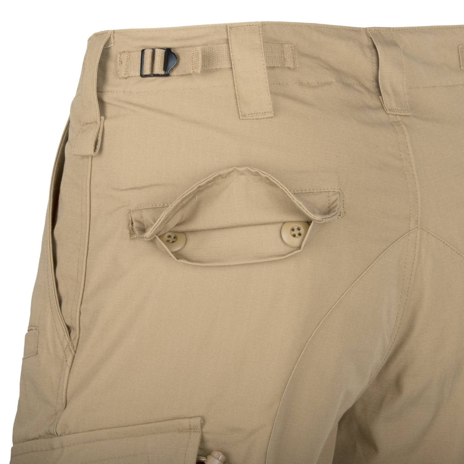 Pantalones cortos CPU khaki 100% algodón rip-stop - Helikon-Tex