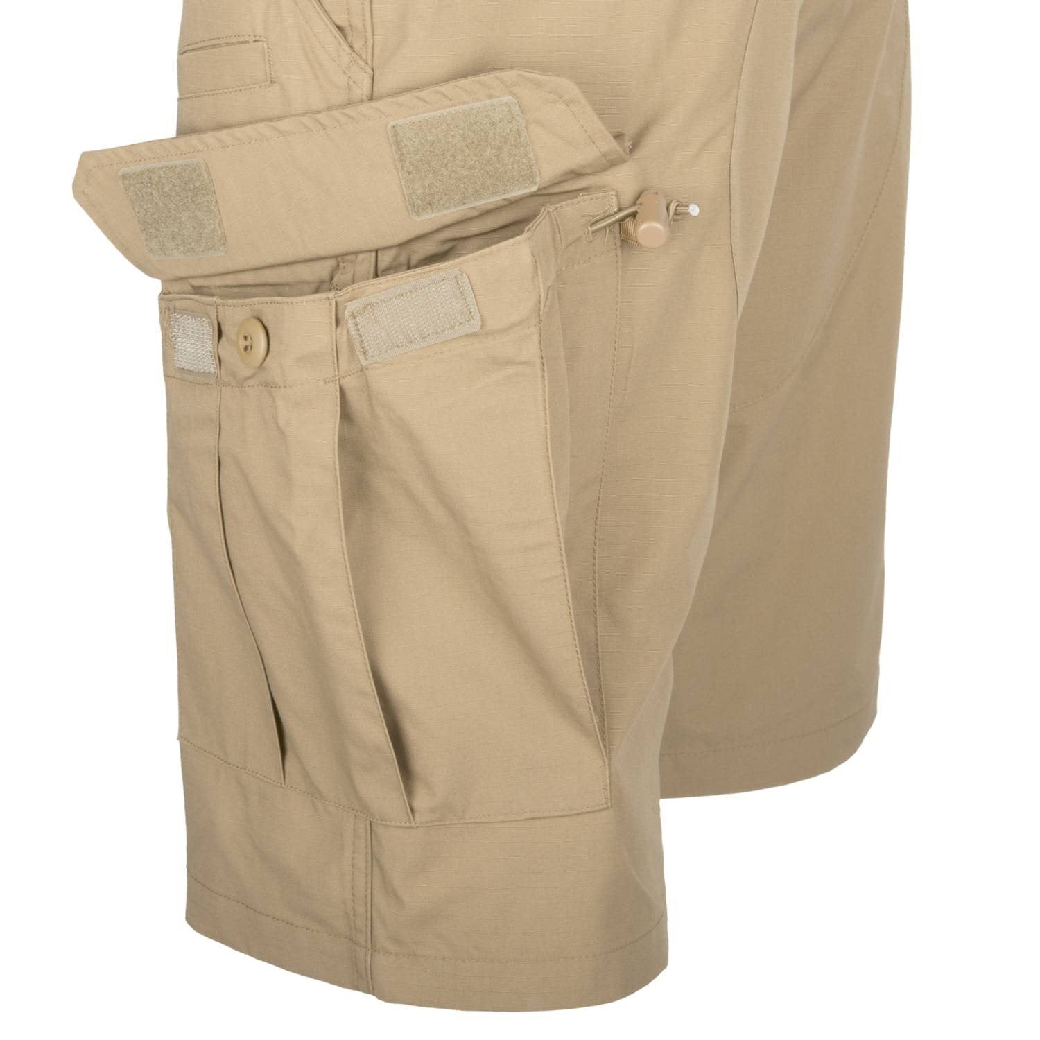Pantalones cortos CPU khaki 100% algodón rip-stop - Helikon-Tex