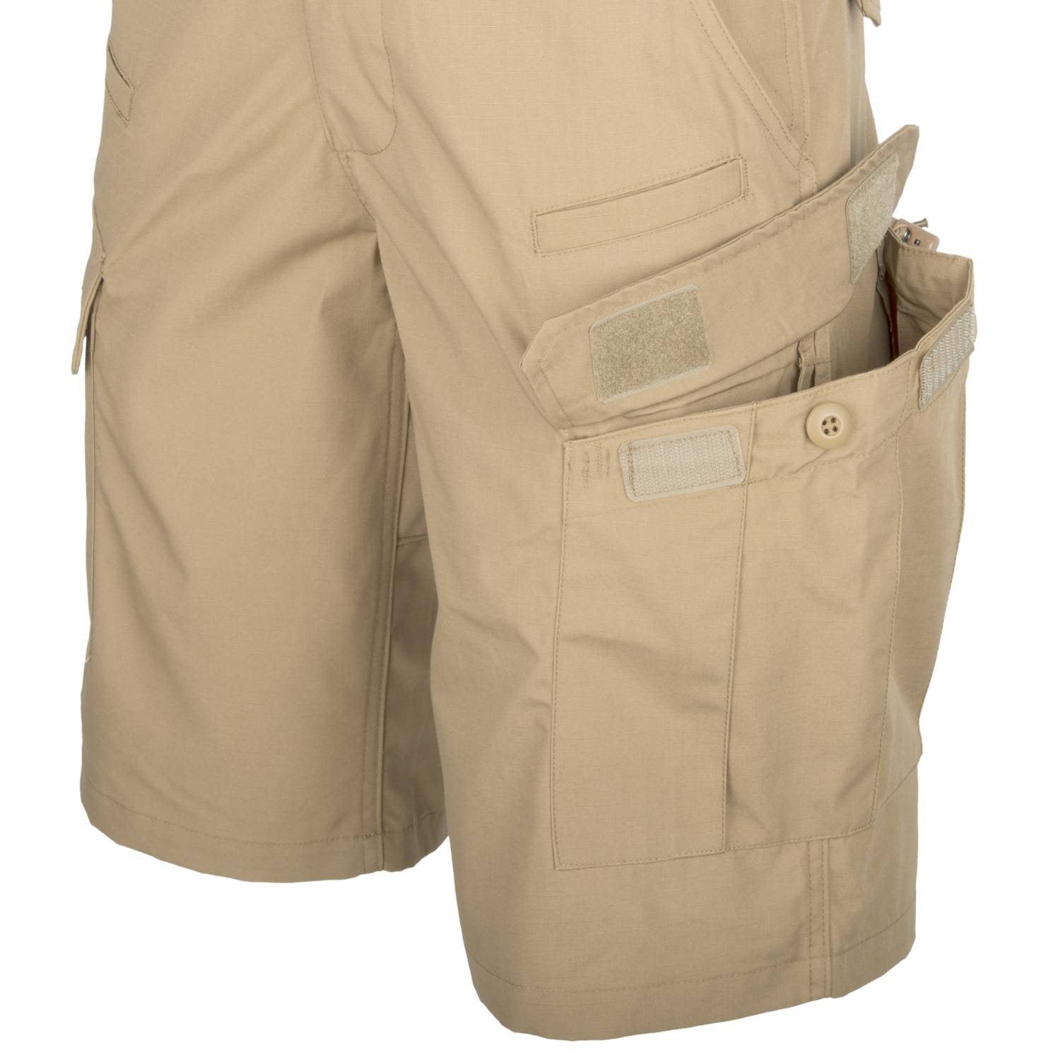 Pantalones cortos CPU khaki 100% algodón rip-stop - Helikon-Tex
