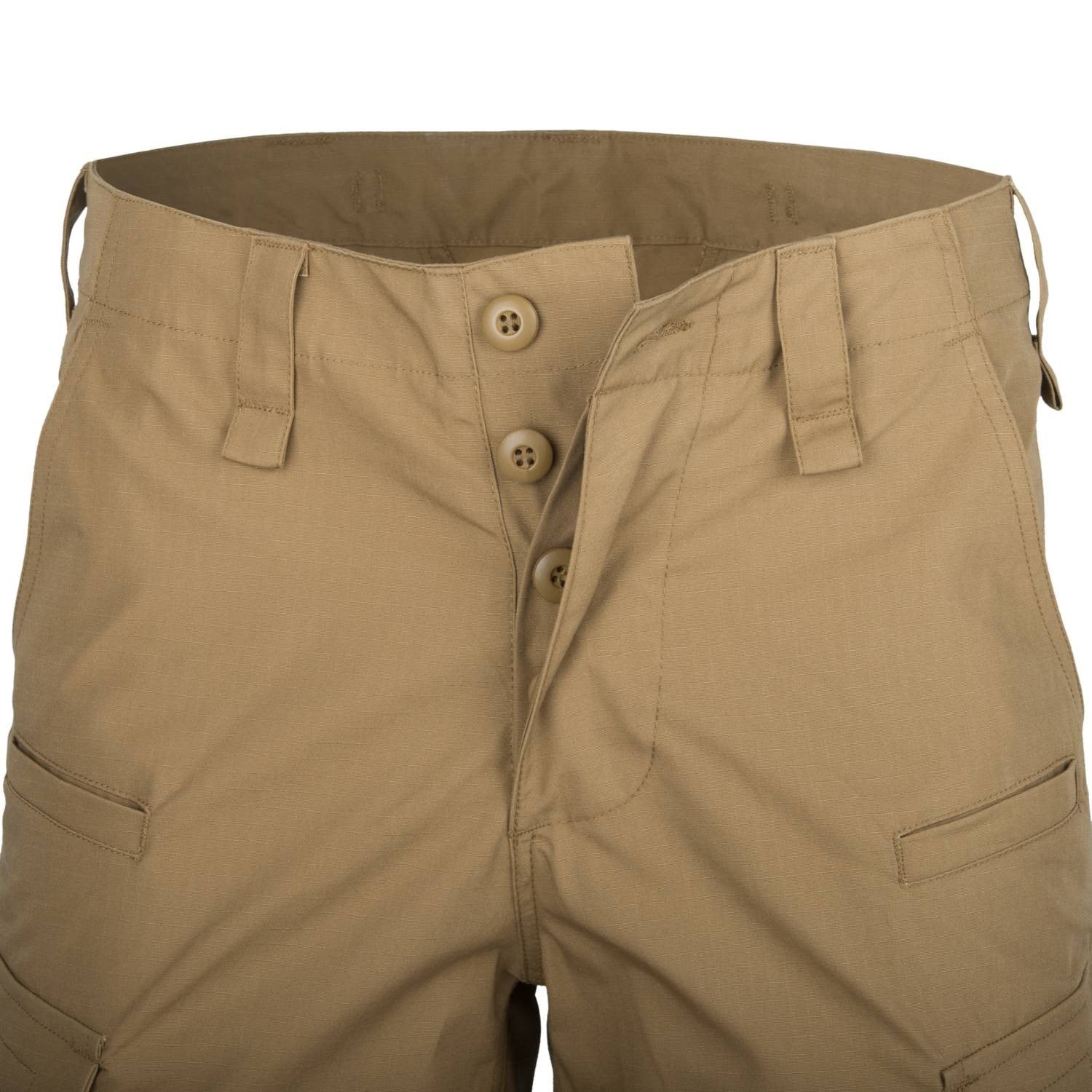 Pantalones cortos CPU rip-stop negros Helikon-Tex