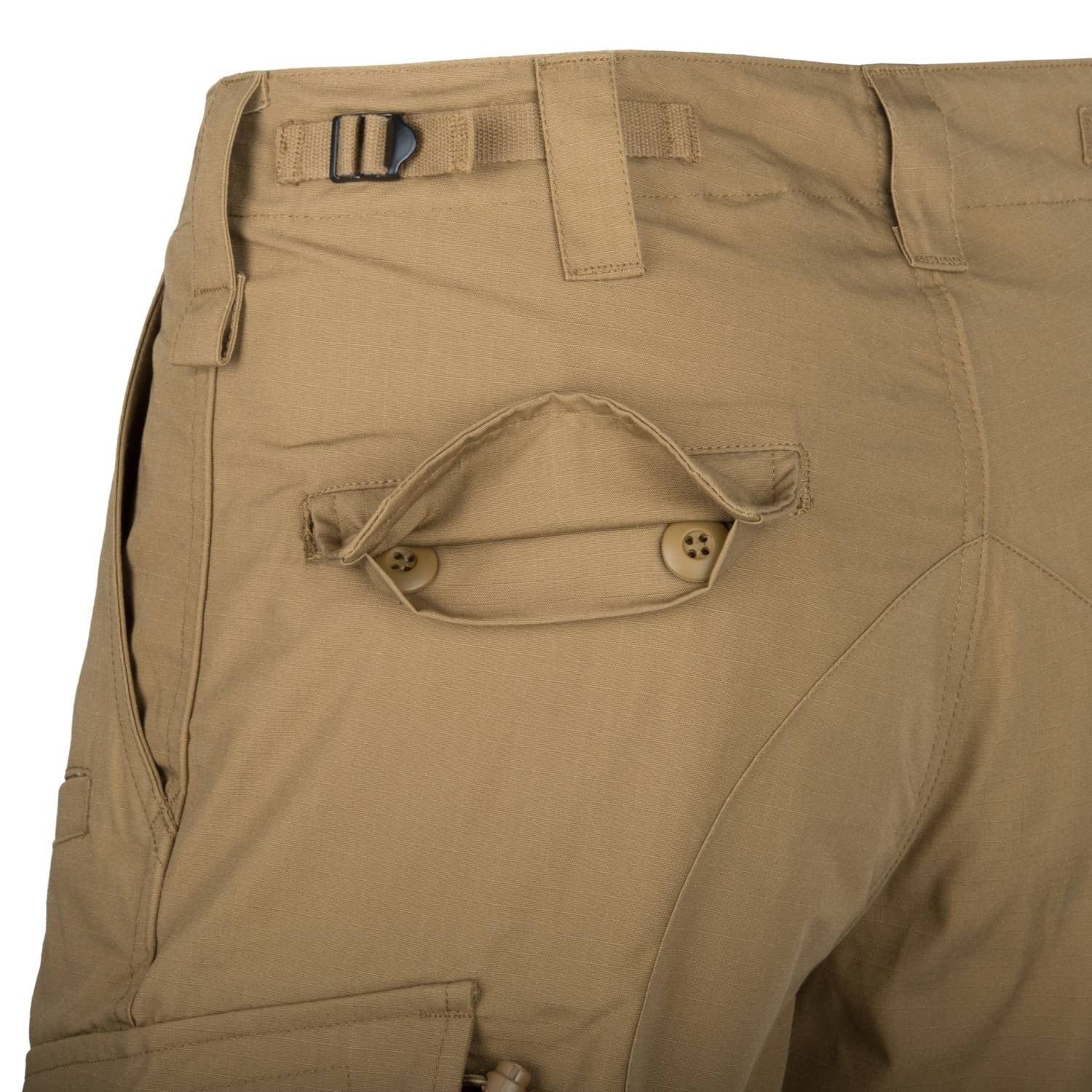Pantalones cortos CPU rip-stop negros Helikon-Tex
