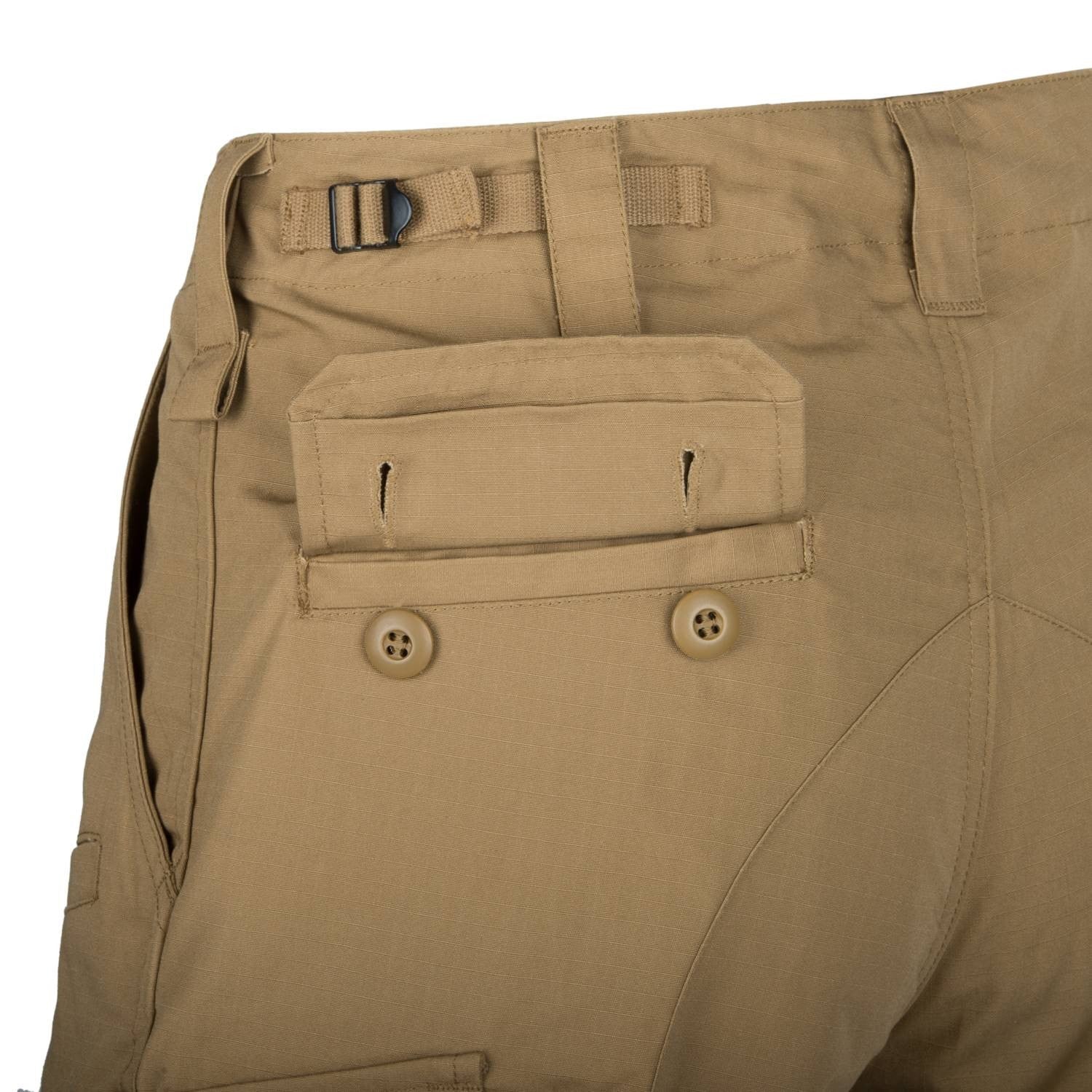 Pantalones cortos CPU rip-stop negros Helikon-Tex