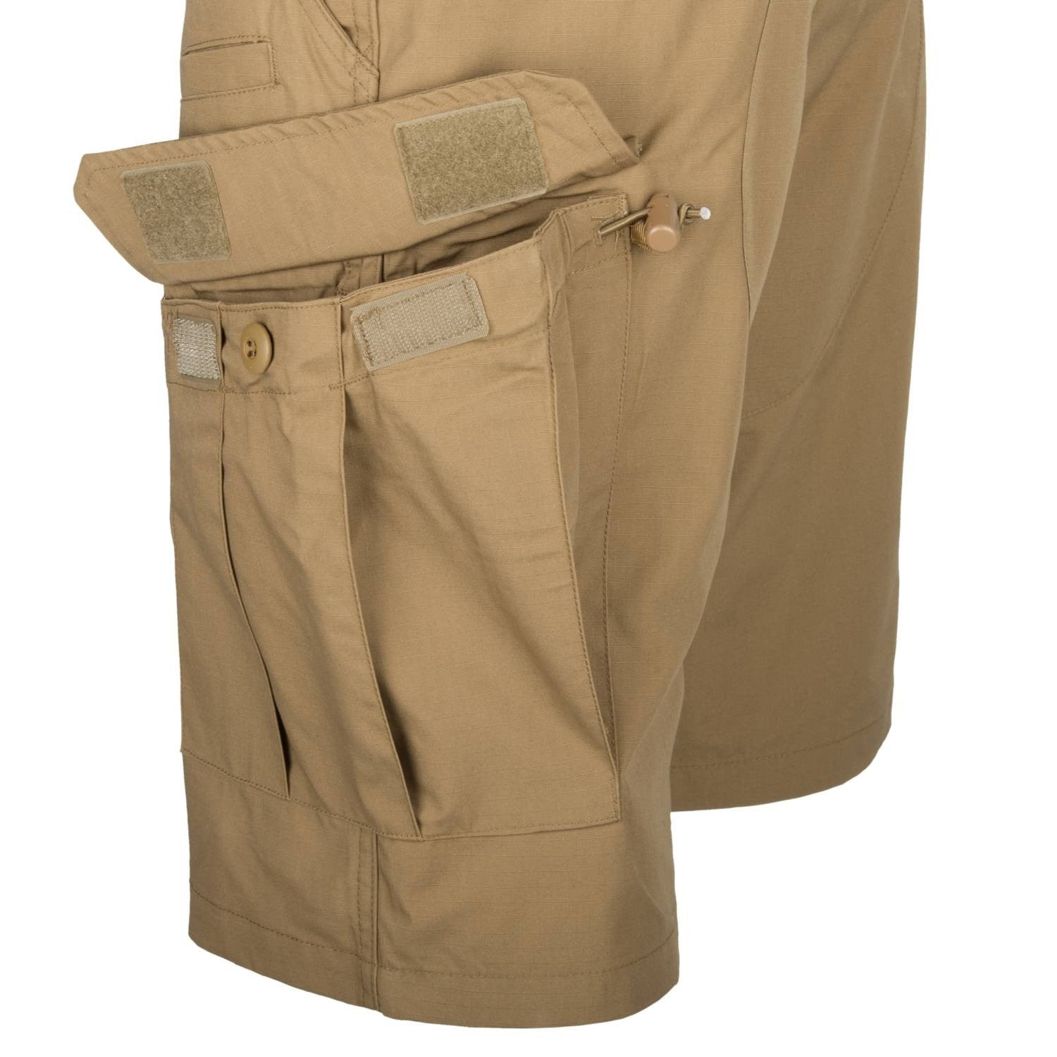 Pantalones cortos CPU rip-stop negros Helikon-Tex