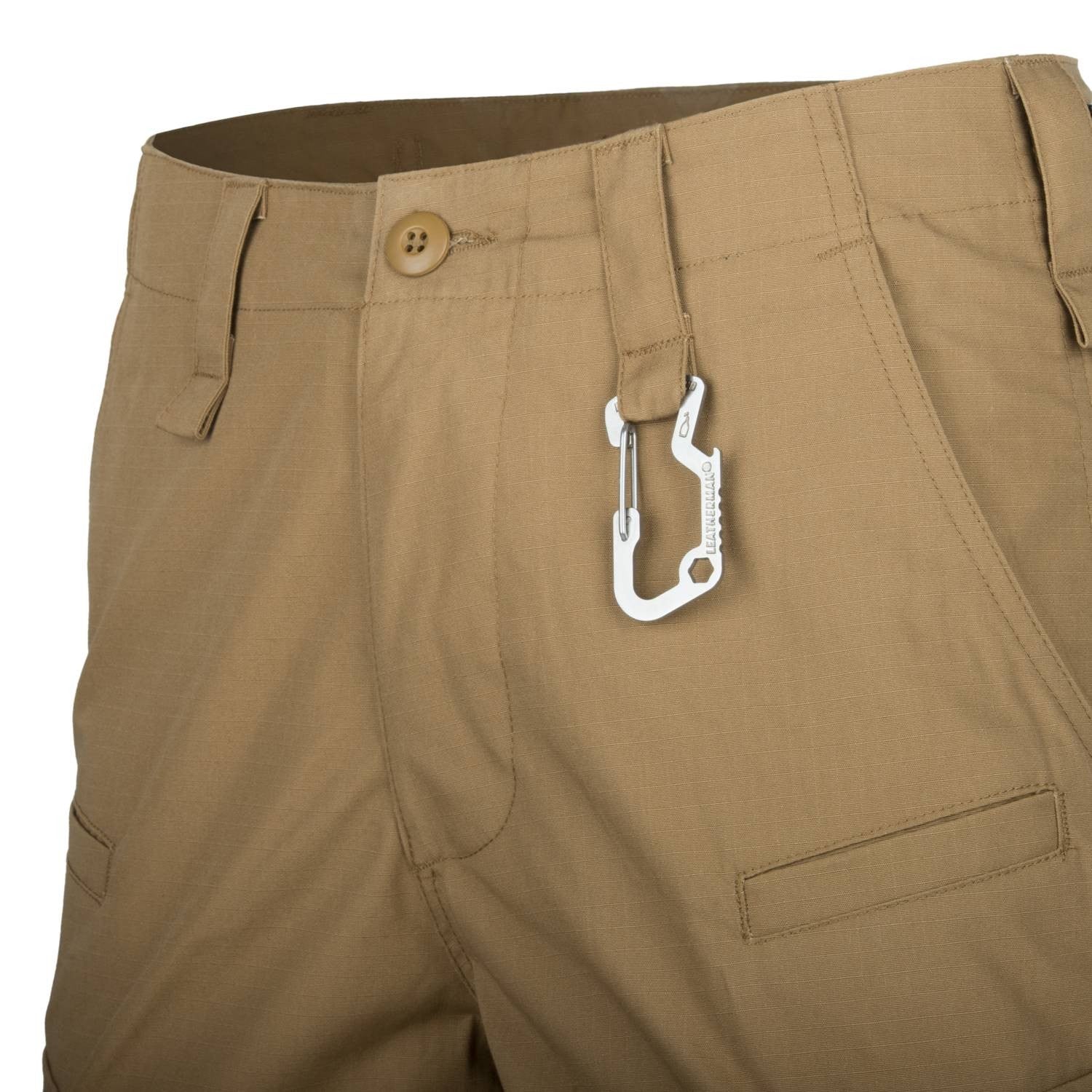 Pantalones cortos CPU rip-stop negros Helikon-Tex