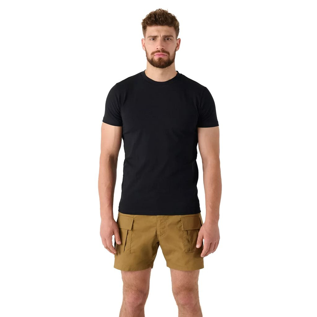 Pantalones cortos cargo COYOTE rip-stop stretch