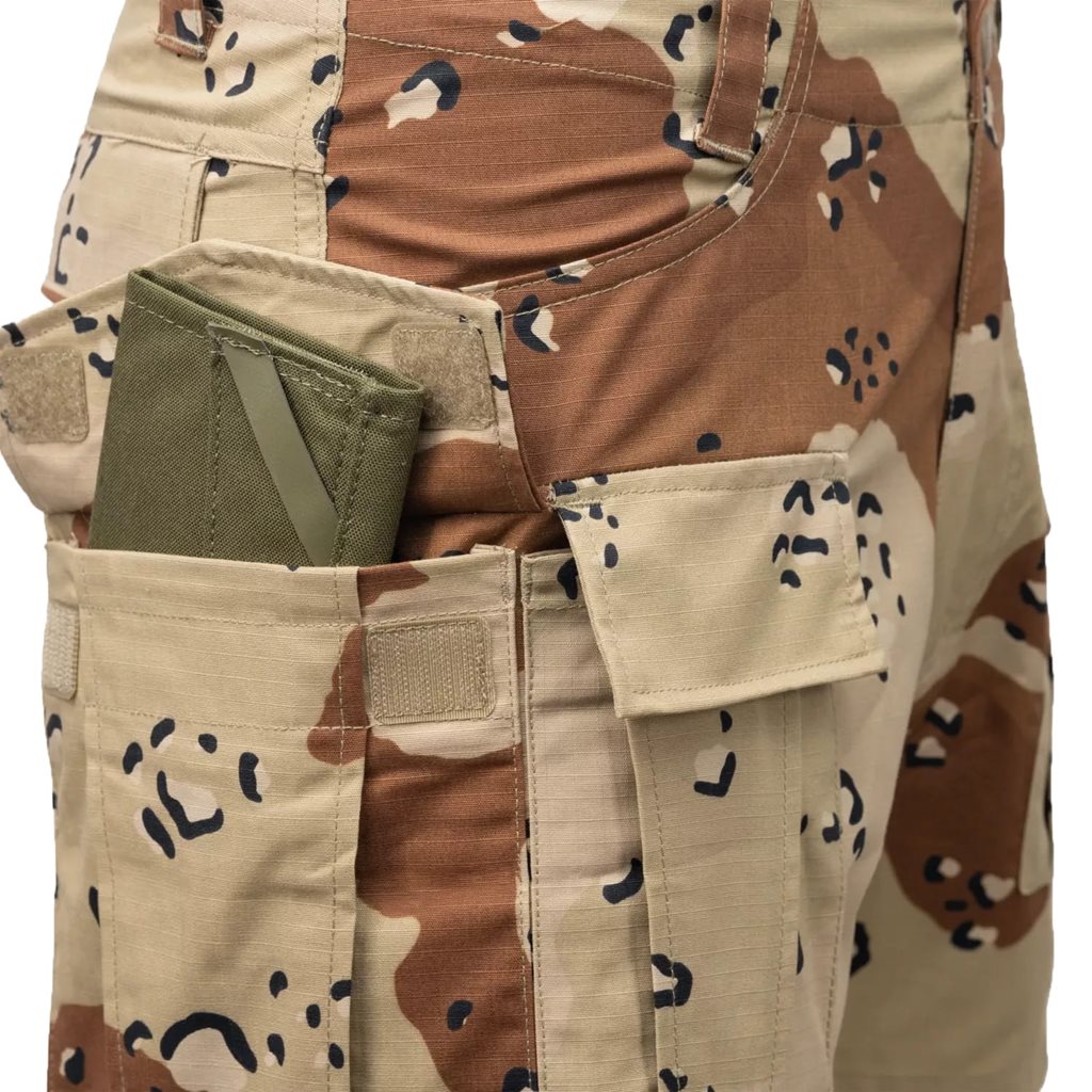 Pantalones cortos CARGO rip-stop stretch 6-COL DESERT