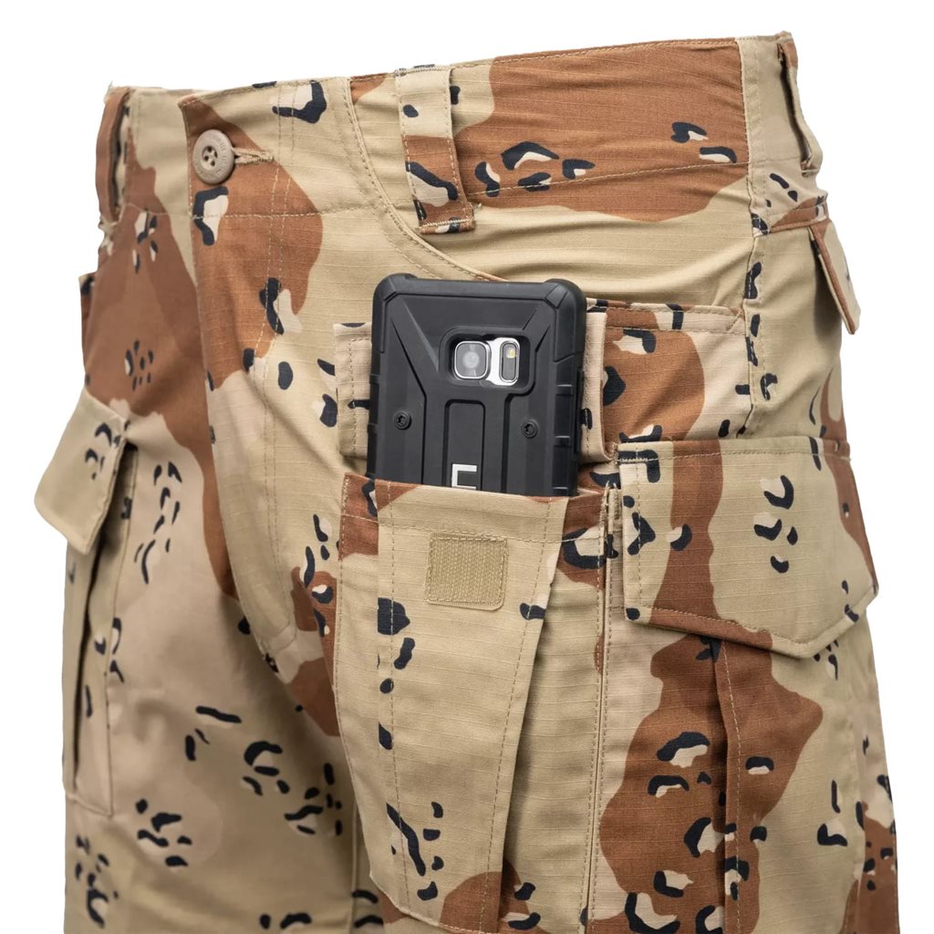 Pantalones cortos CARGO rip-stop stretch 6-COL DESERT