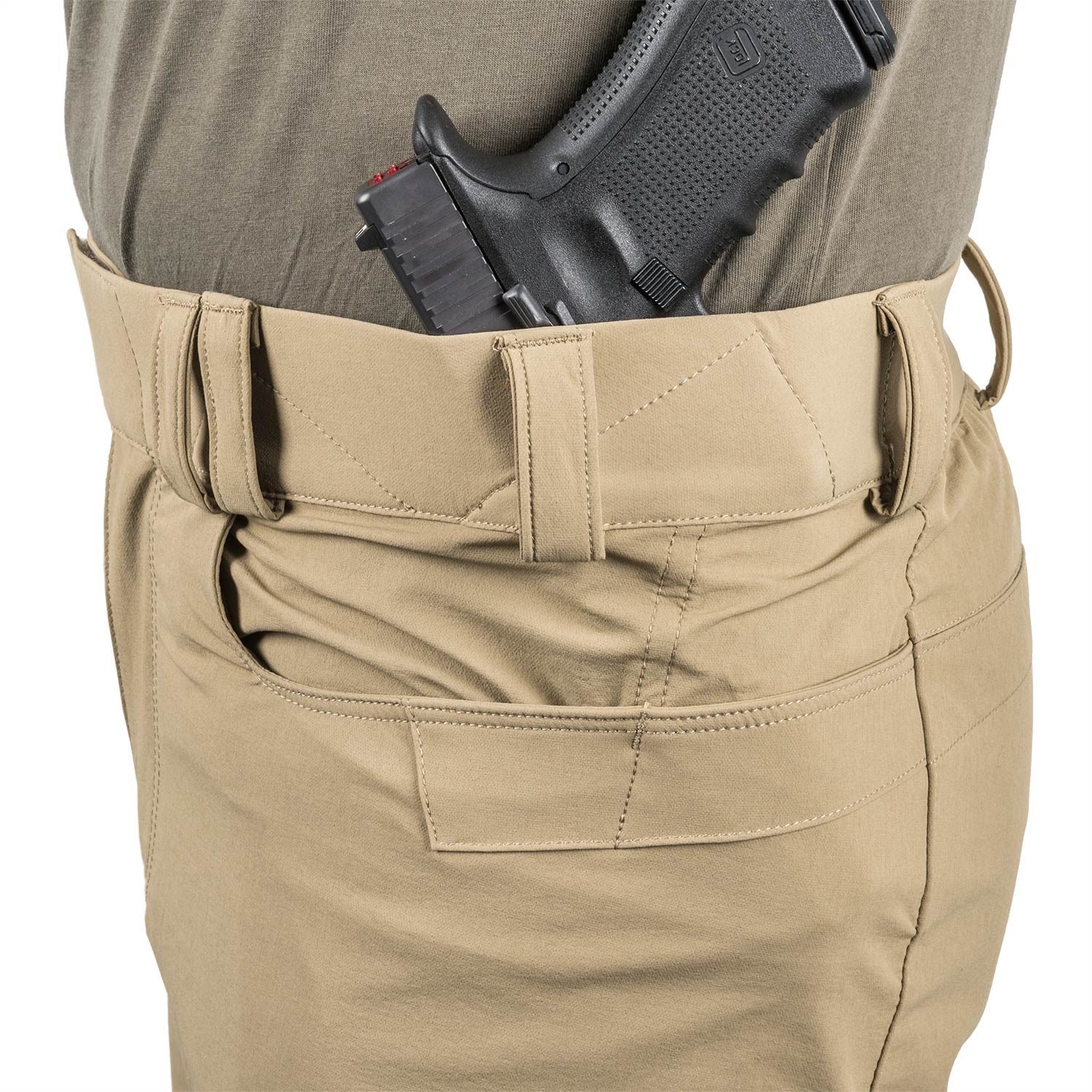 Pantalones tácticos COVERT VersaStretch® KHAKI de HELIKON
