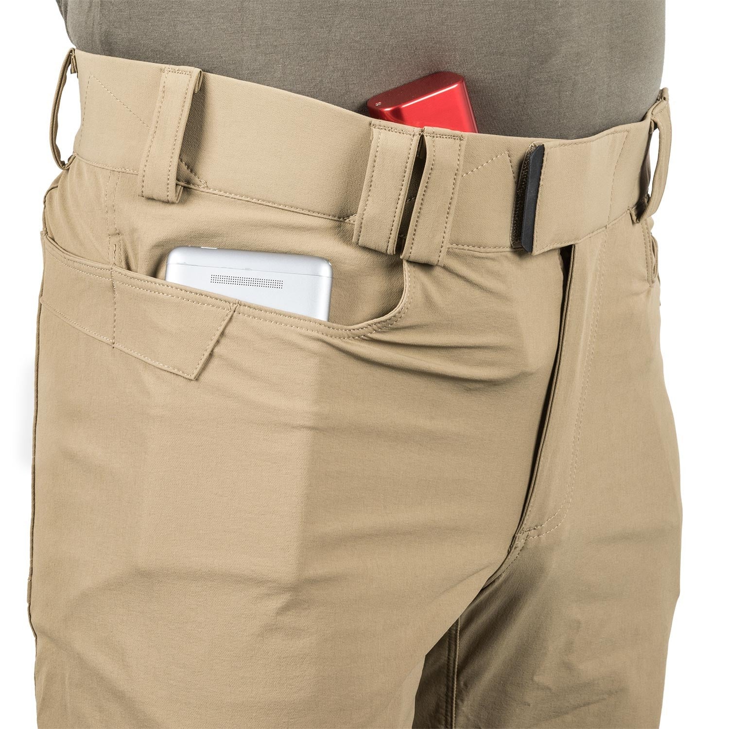 Pantalones tácticos COVERT VersaStretch® KHAKI de HELIKON