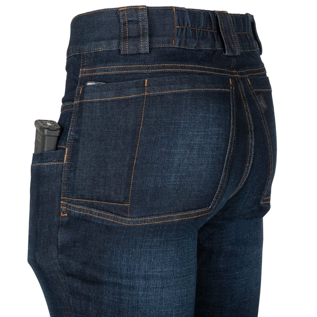 Pantalones vaqueros tácticos GREYMAN JEANS® gris con múltiples bolsillos