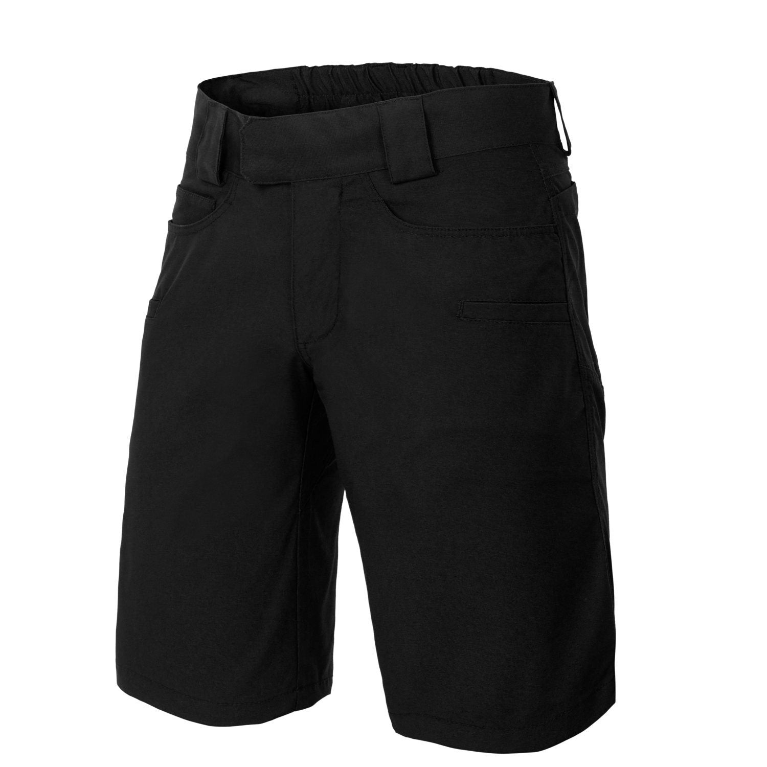 Pantalones cortos tácticos GREYMAN negros HELIKON-TEX, 9 bolsillos, DuraCanvas