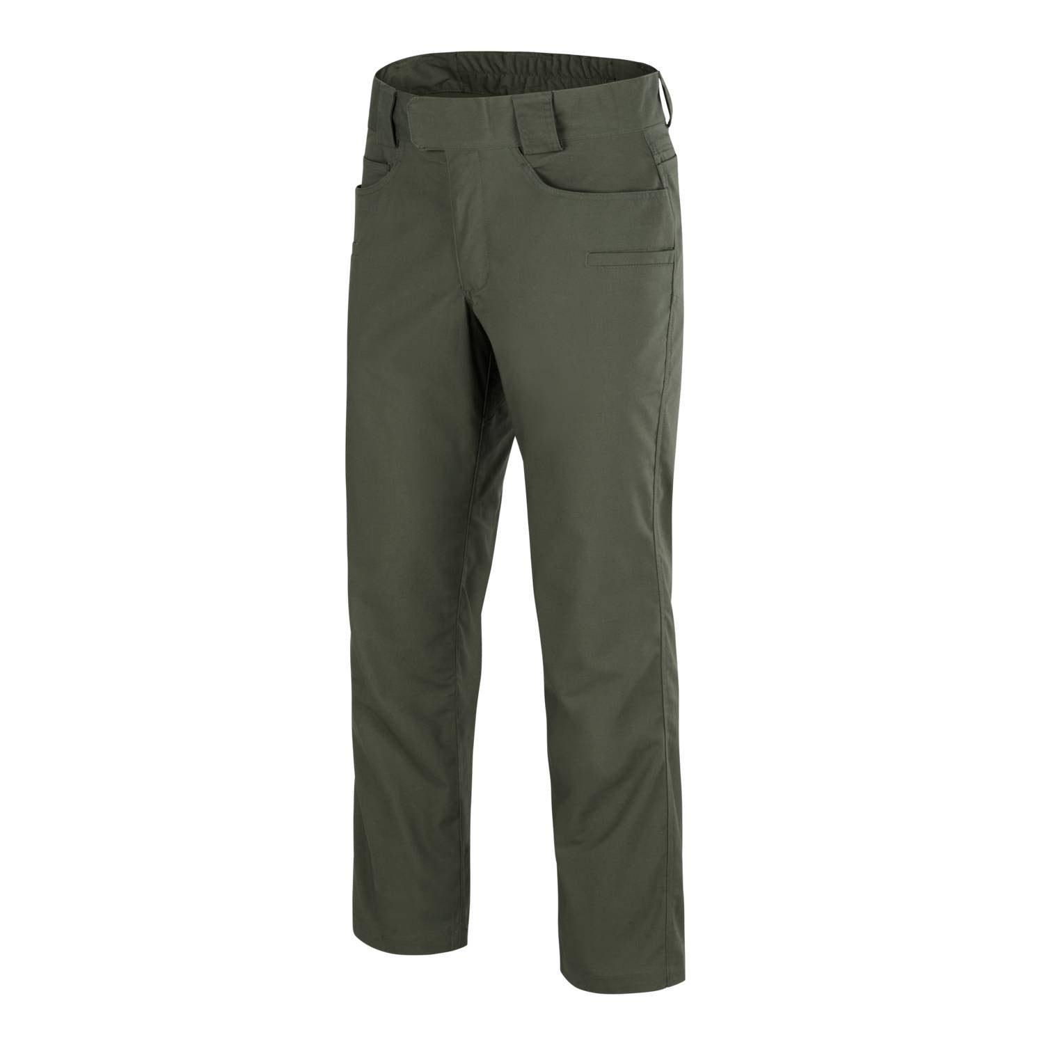Pantalones GREYMAN TACTICAL DuraCanvas TAIGA de HELIKON-TEX, color taiga, con ocho bolsillos visibles