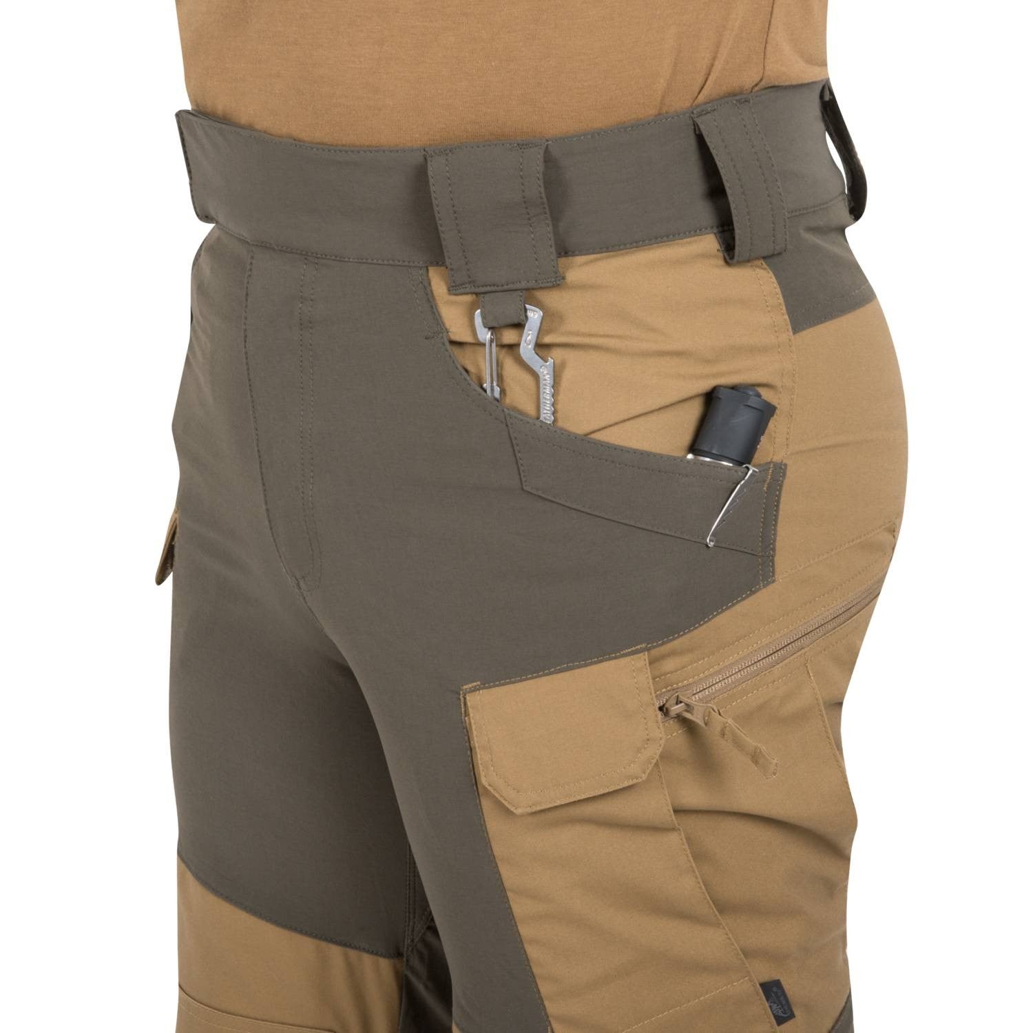 Pantalones Hybrid Outback Taiga negros