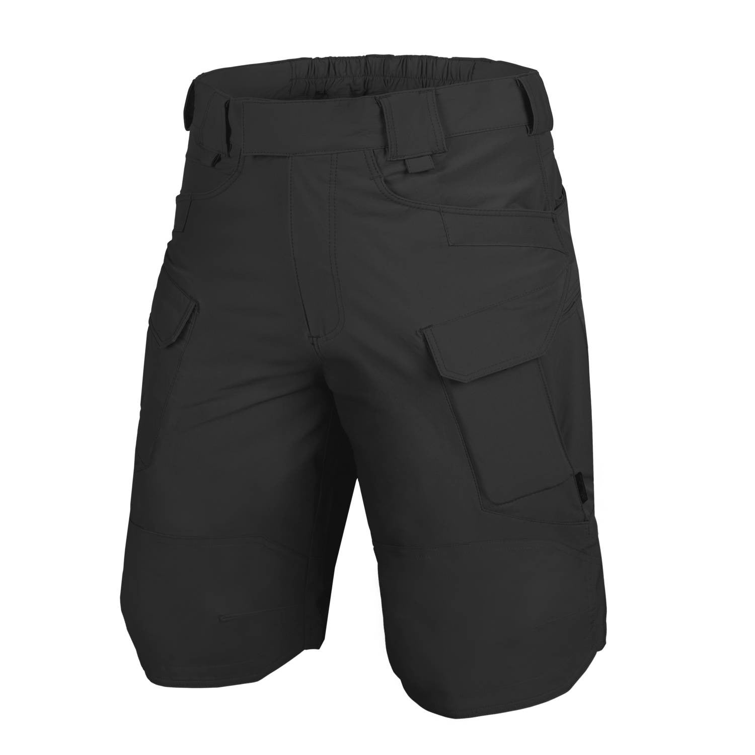 Pantalones cortos OTS VersaStretch Lite gris, 8 bolsillos, diseñados para climas cálidos y movimiento en terreno exigente