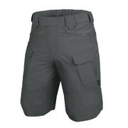 Pantalones cortos OTS VersaStretch Lite gris, 8 bolsillos, diseñados para climas cálidos y movimiento en terreno exigente