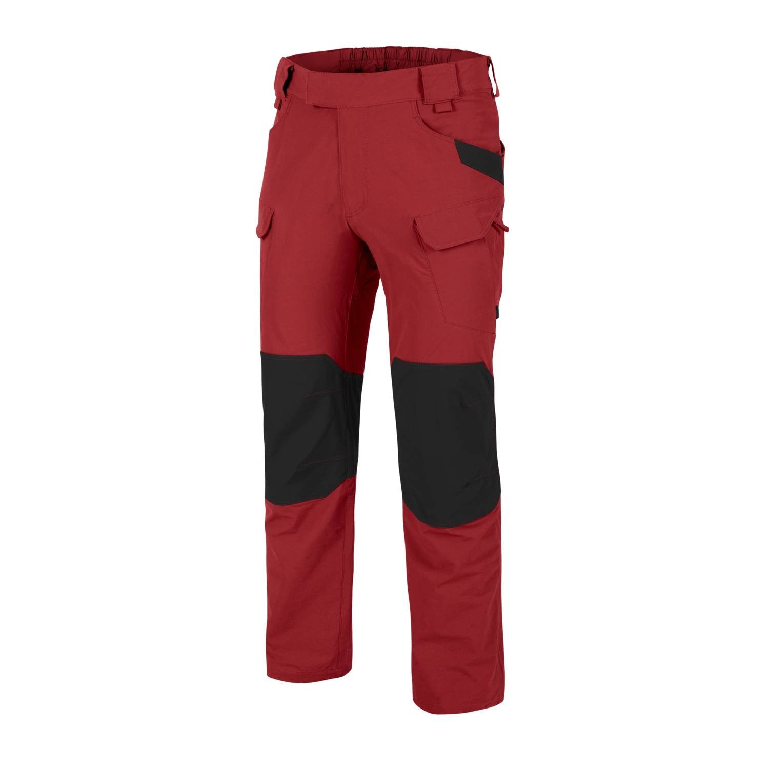 Pantalones softshell OUTDOOR TACTICAL® rojos y negros SP-OTP-NL-8301A