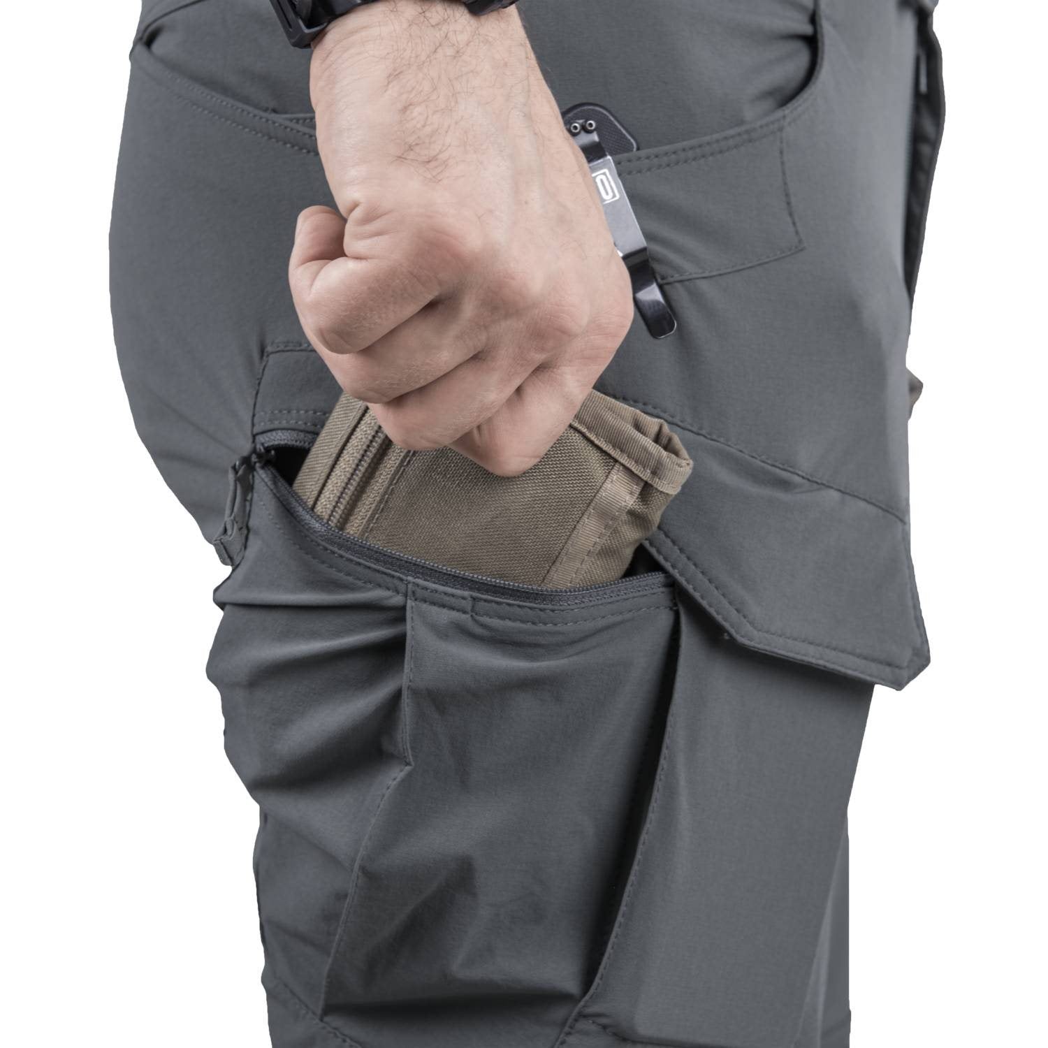 Pantalones OUTDOOR TACTICAL LITE® negros HELIKON-TEX