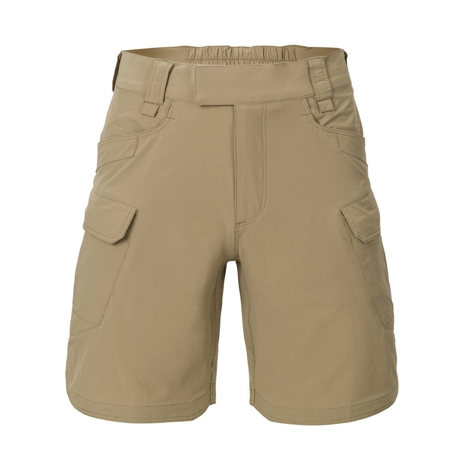 Bermudas OTS VersaStretch Lite negras, 8 bolsillos, diseño ligero para clima cálido