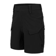Pantalones cortos OTUS VersaStretch Lite negros con 8 bolsillos y cintura ajustable
