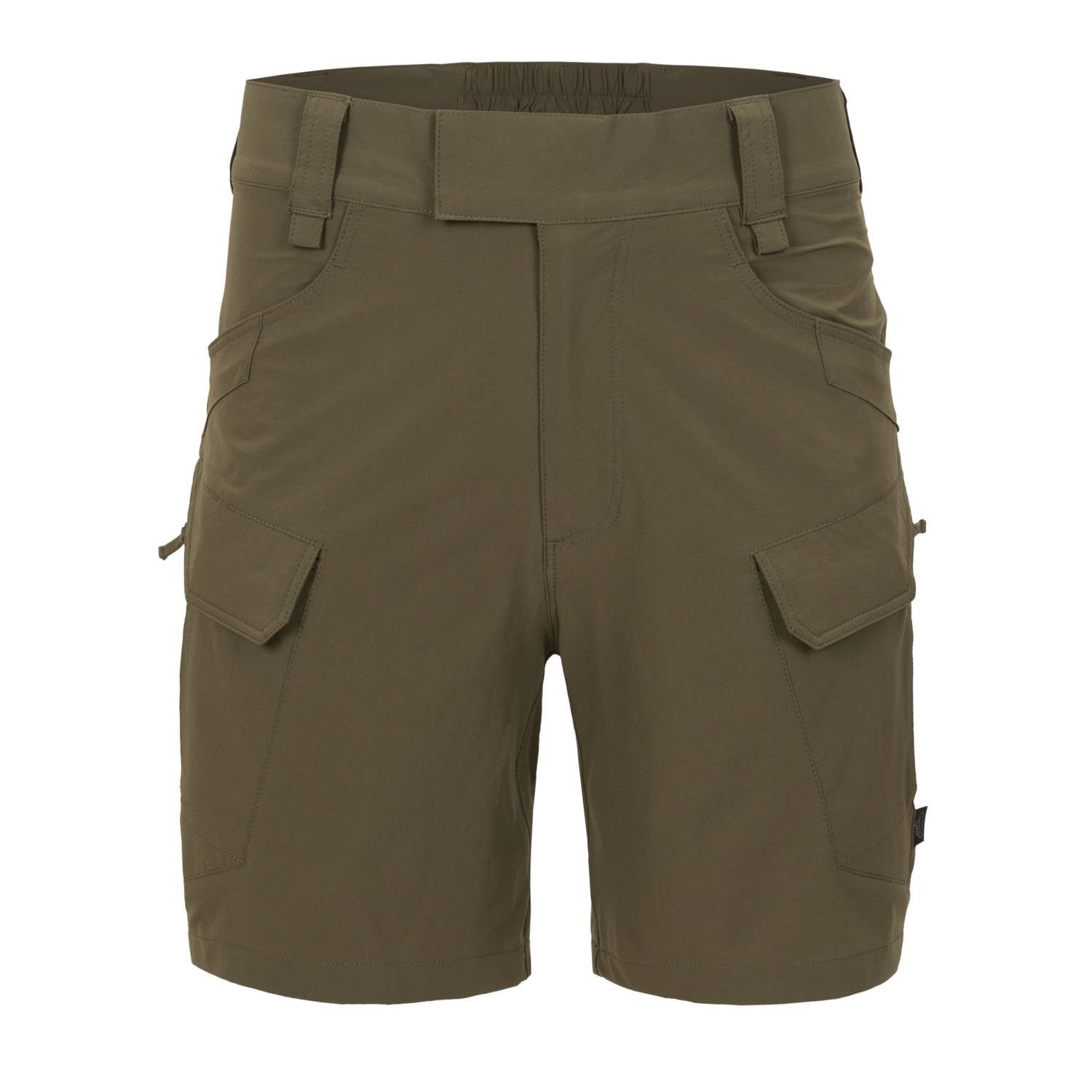Pantalones cortos OTUS VersaStretch Lite negros con 8 bolsillos y cintura ajustable