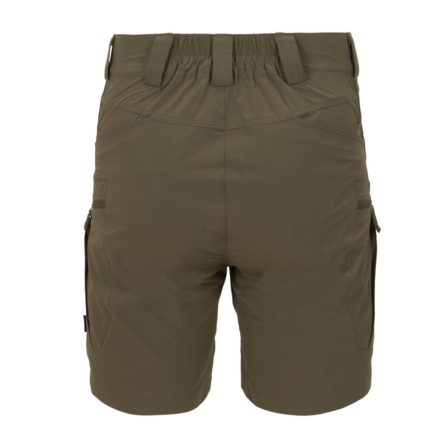 Pantalones cortos OTUS VersaStretch Lite negros con 8 bolsillos y cintura ajustable