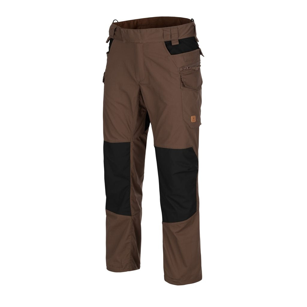 Pantalones PILGRIM Taiga verde y negro con ocho bolsillos y refuerzo lumbar