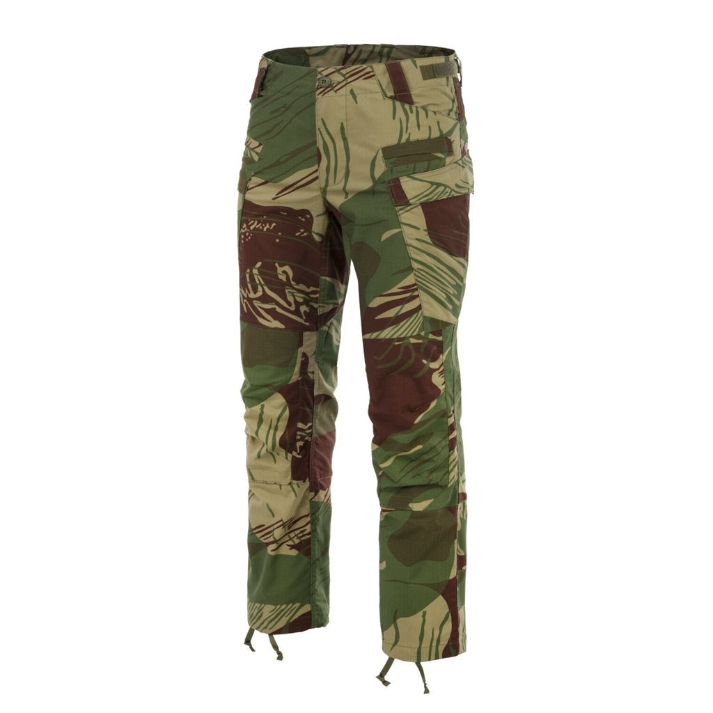 Pantalones SFU NEXT MK2® HELIKON-TEX, vista delantera con bolsillos y refuerzos