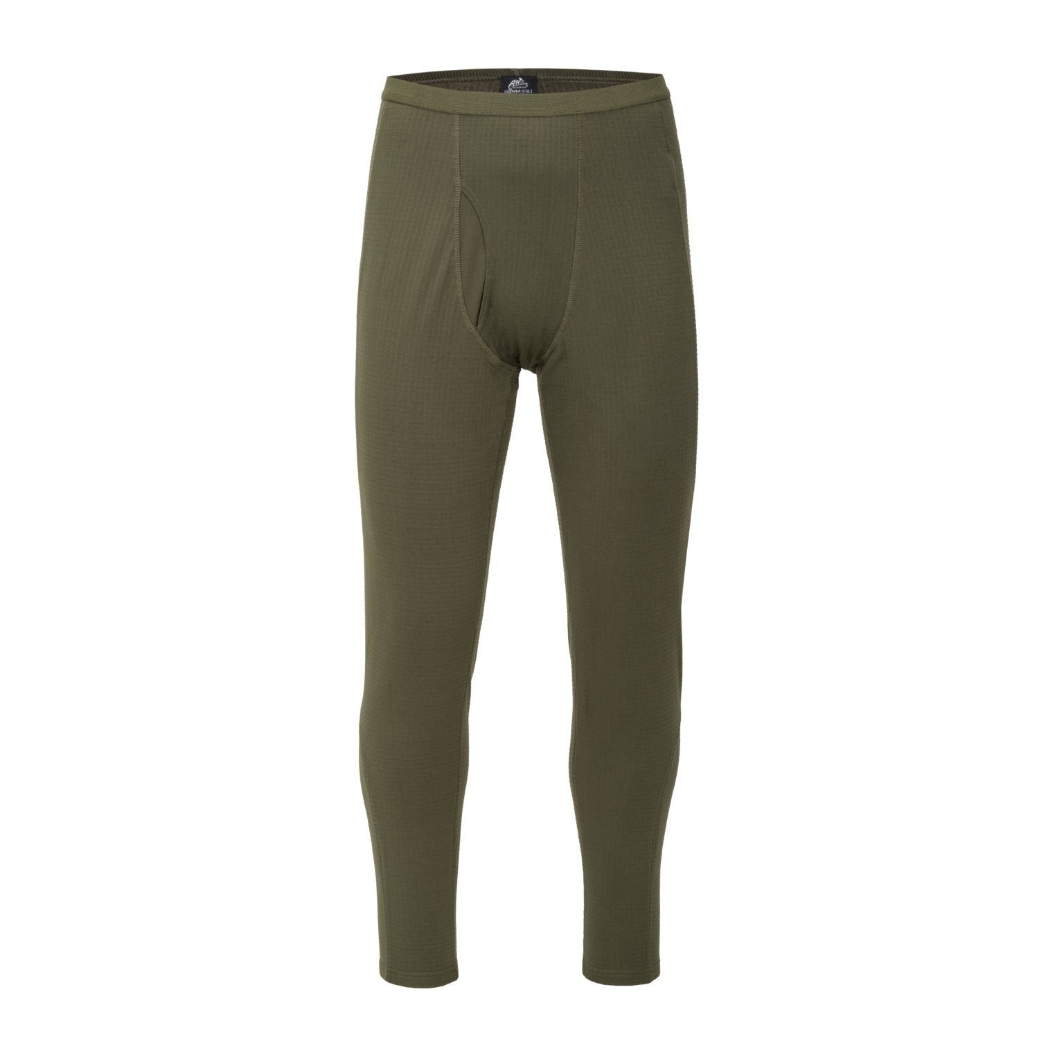 Pantalones térmicos US LEVEL 2 negros de poliéster y elastano, base layer compatible con pantalones trekking y tácticos