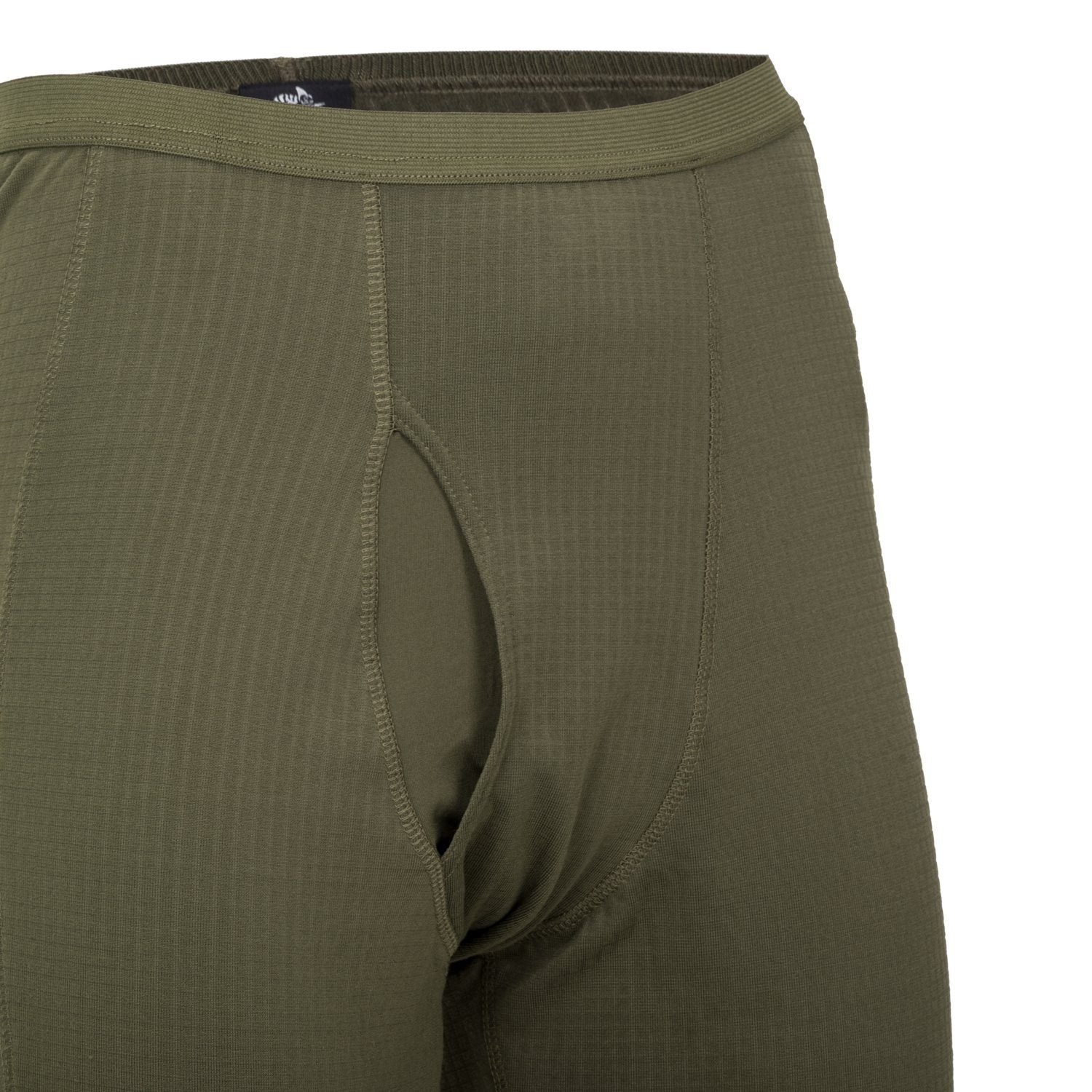 Pantalones térmicos US LEVEL 2 negros de poliéster y elastano, base layer compatible con pantalones trekking y tácticos