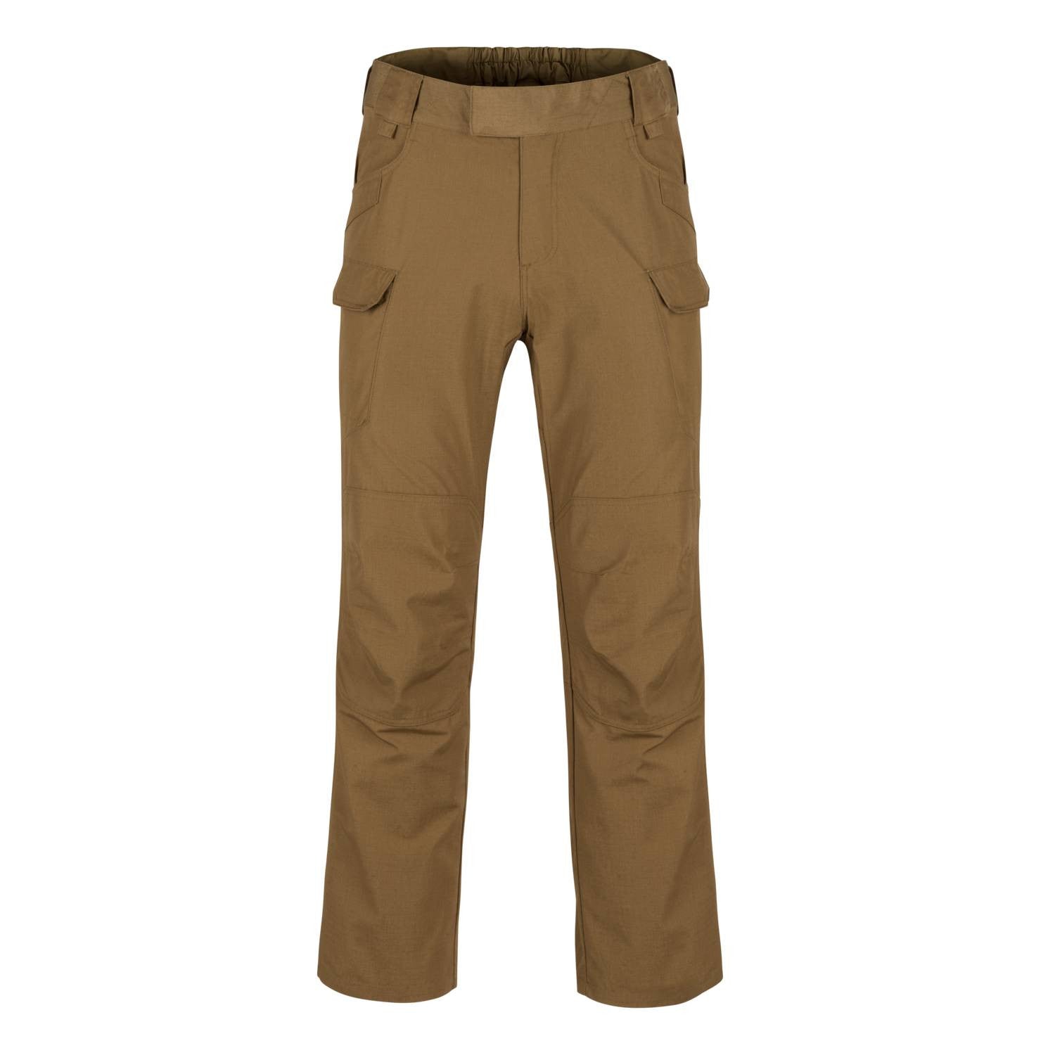 Pantalones UTP FLEX COYOTE Helikon-Tex en color coyote, vista frontal