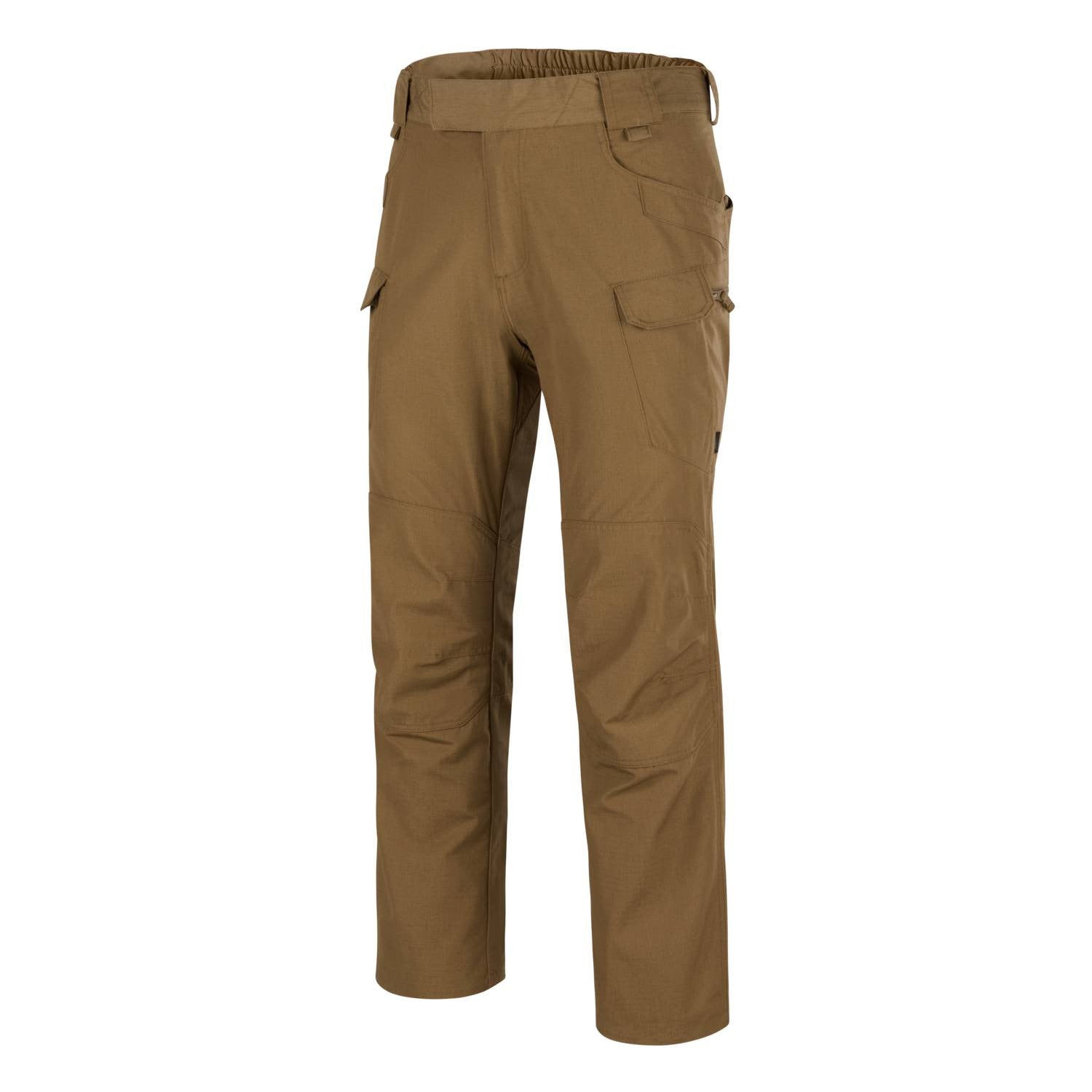 Pantalones UTP FLEX COYOTE Helikon-Tex en color coyote, vista frontal