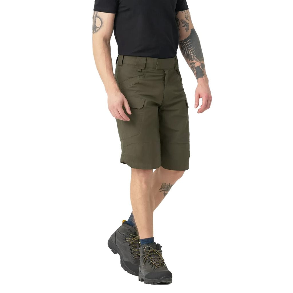 Pantalones cortos UTS Urban Tactical 11 verde oliva, rip-stop, 10 bolsillos