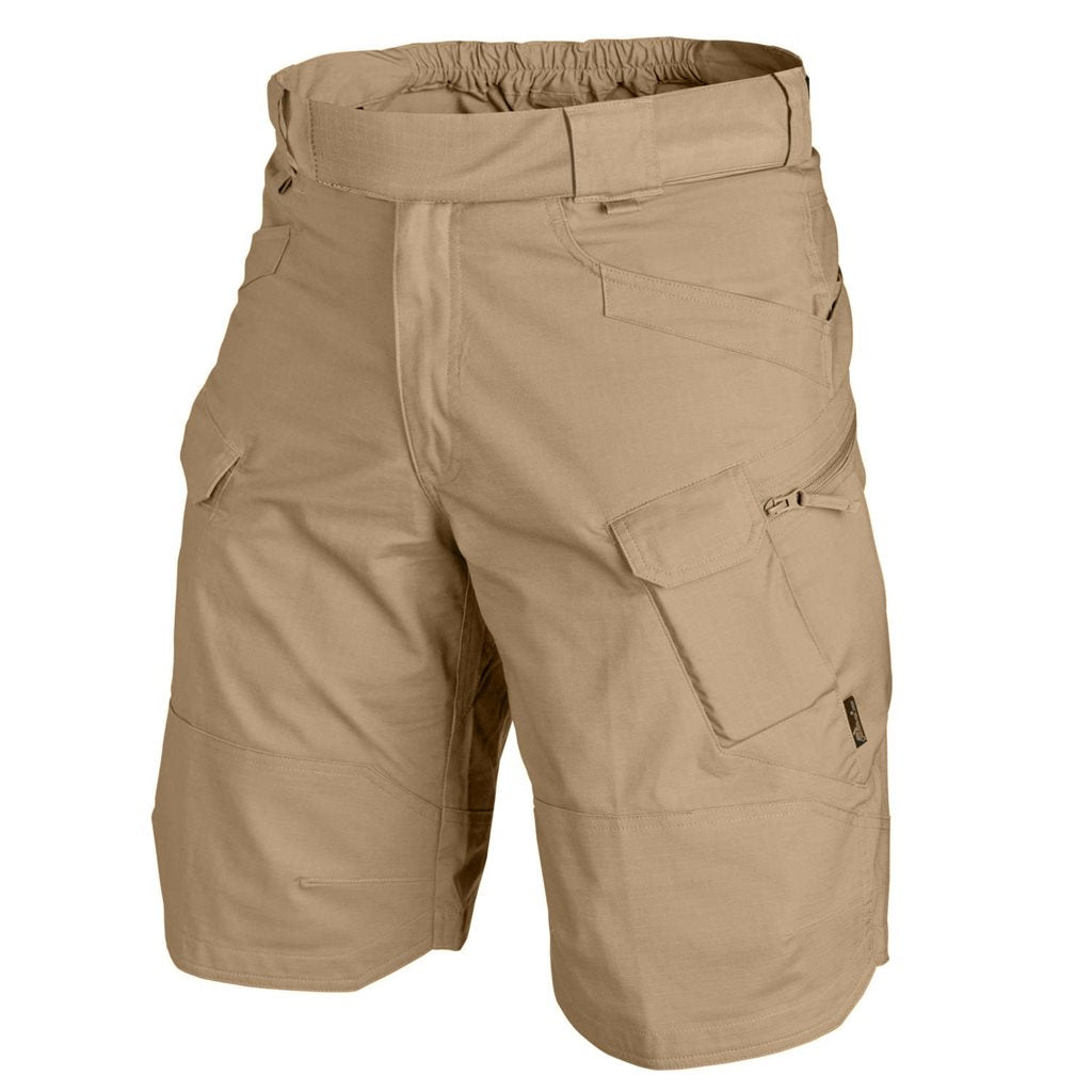 Pantalones cortos UTS Urban Tactical KHAKI, material rip-stop, 10 bolsillos