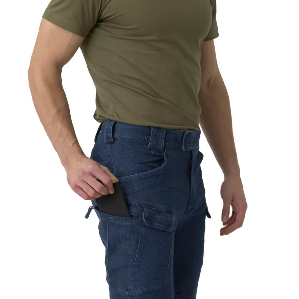 Pantalones UTP Urban Tactical denim stretch azules
