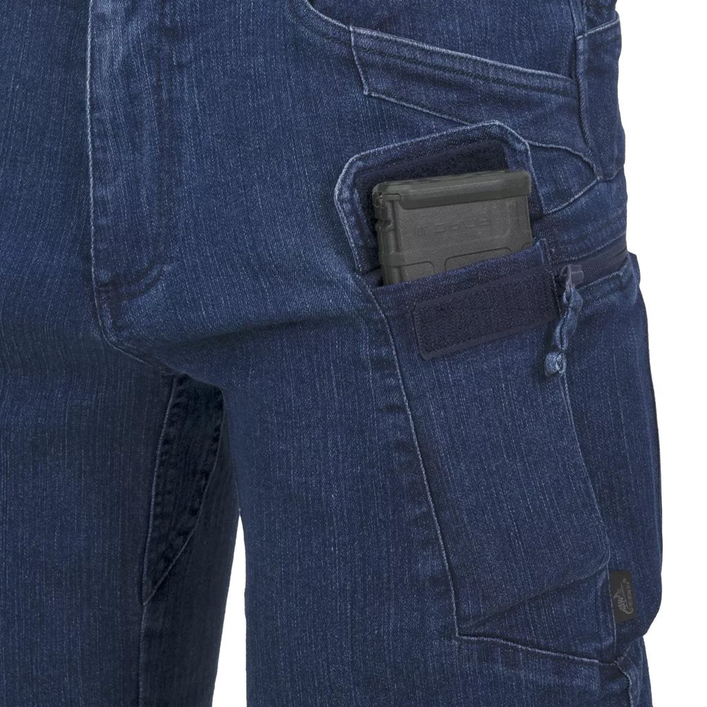 Pantalones UTP Urban Tactical denim stretch azules