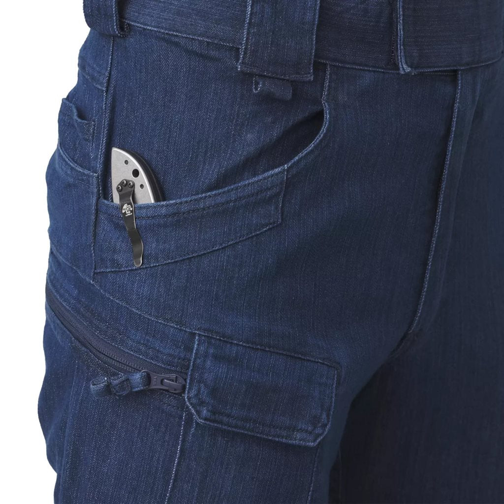 Pantalones UTP Urban Tactical denim stretch azules
