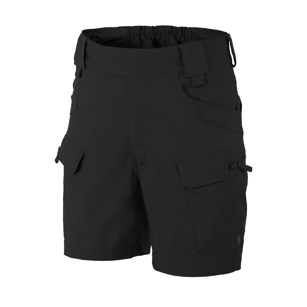 Pantalones cortos tácticos UTS Urban Tactical 6" rip-stop negros