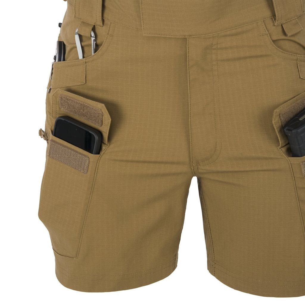 Shorts tacticos UTS Urban Tactical 6\" rip-stop khaki vista general
