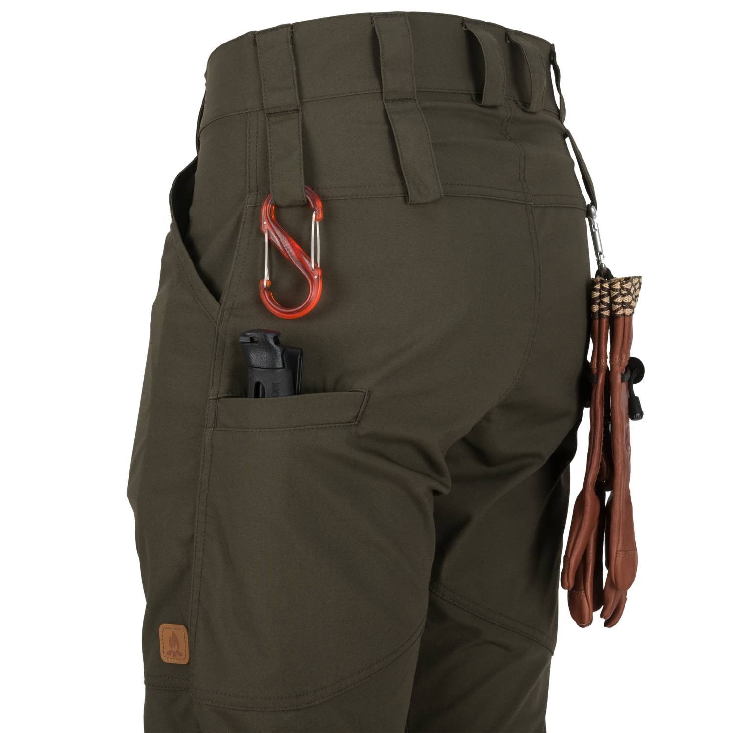 Pantalones WOODSMAN negros HELIKON-TEX en DuraCanvas