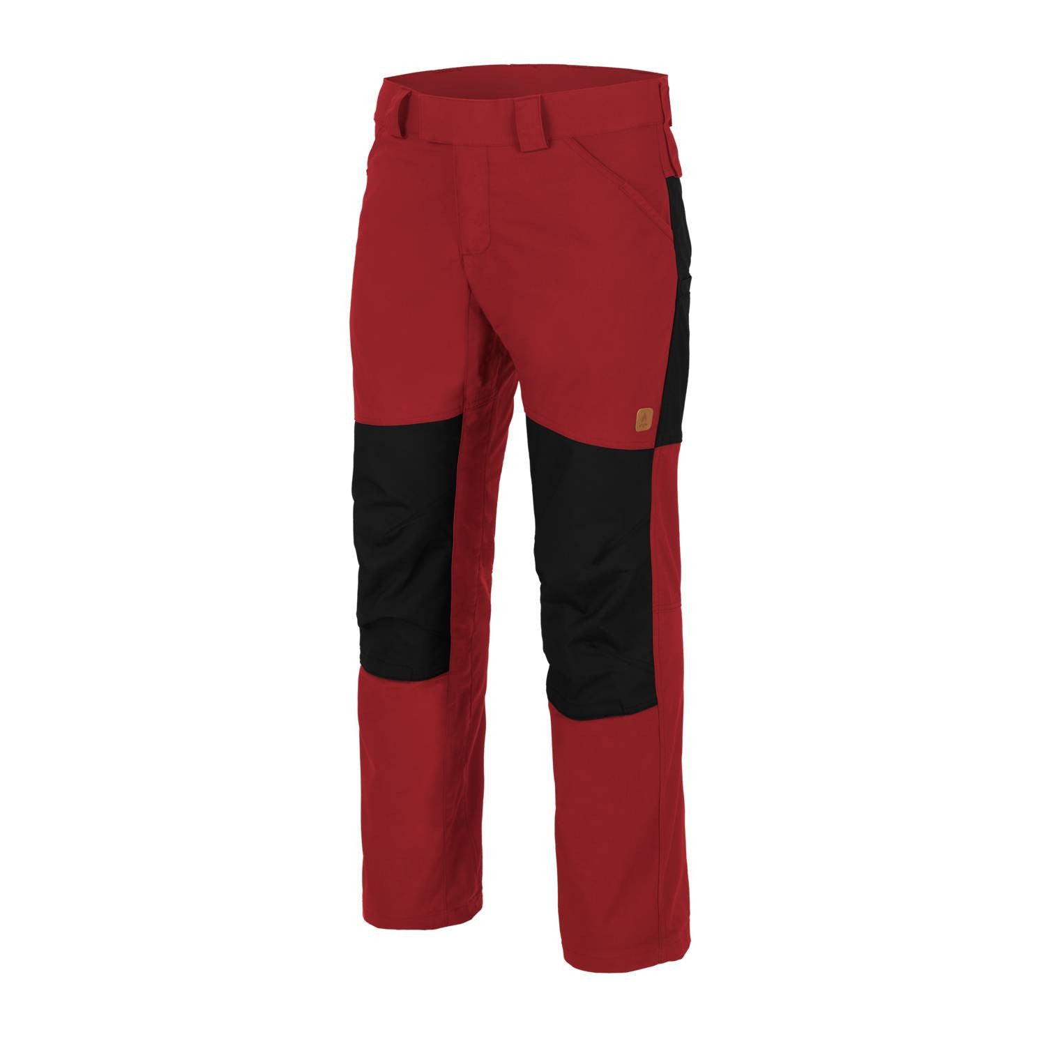 Pantalones WOODSMAN Taiga verde/negro HELIKON-TEX DuraCanvas cuatro bolsillos refuerzo rodillas ojales