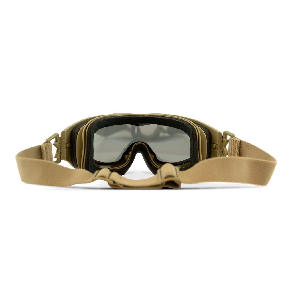 Gafas tácticas SPEAR Dual Lens con 3 cristales y marco negro