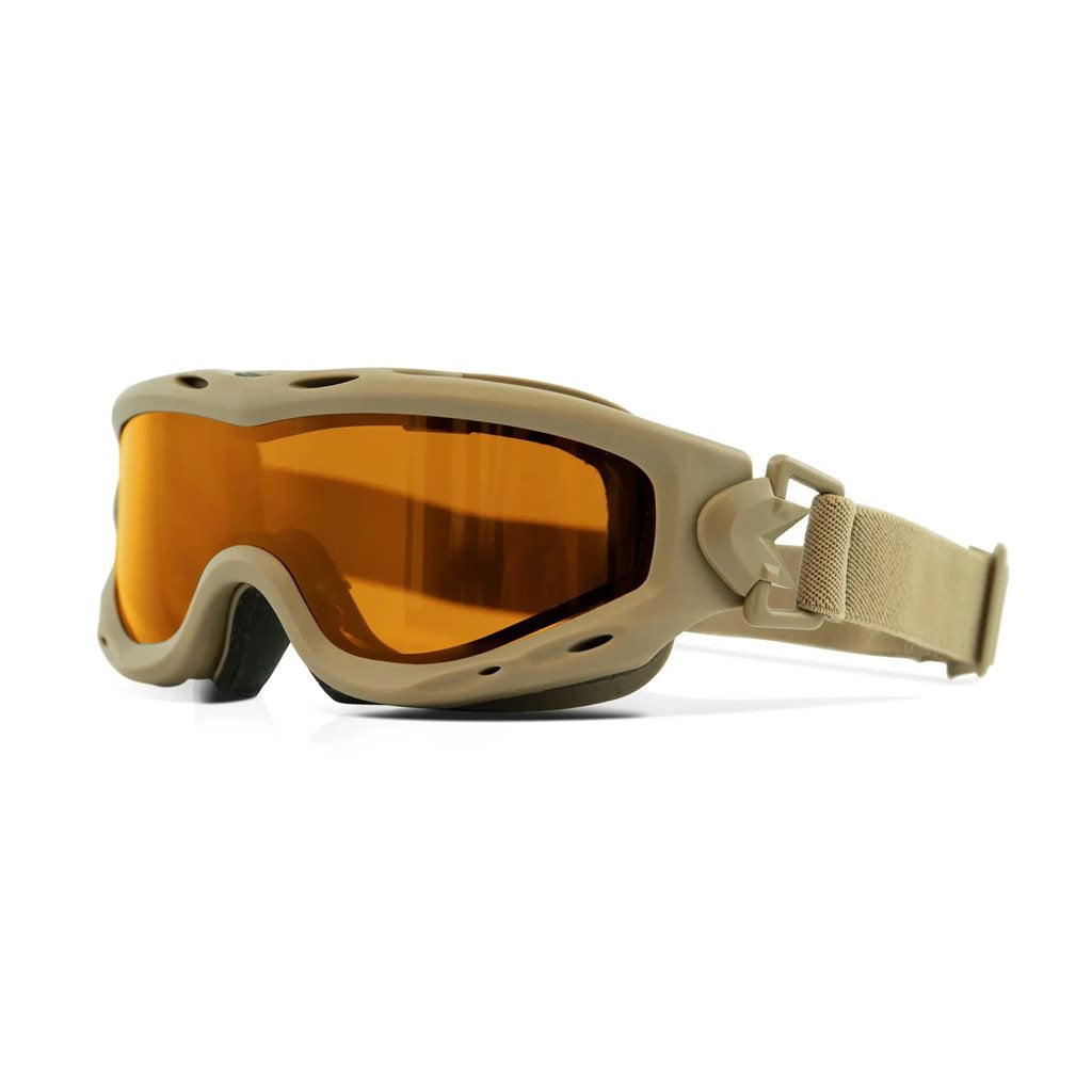 Gafas tácticas SPEAR Dual Lens con 3 cristales y marco negro