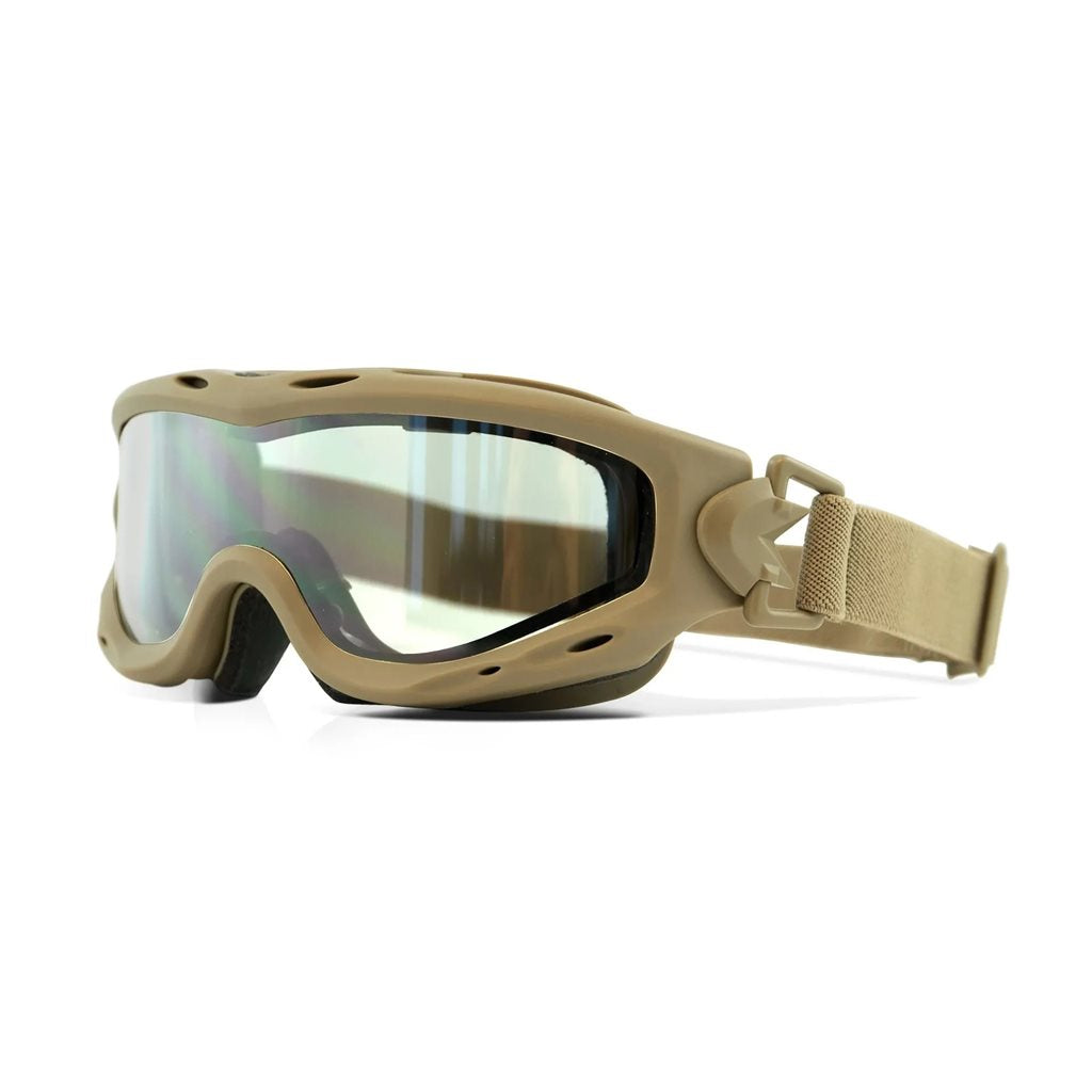 Gafas tácticas SPEAR Dual Lens con 3 cristales y marco negro